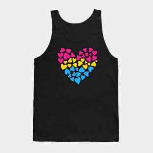 Pansexual Hearts Pride Tank Top